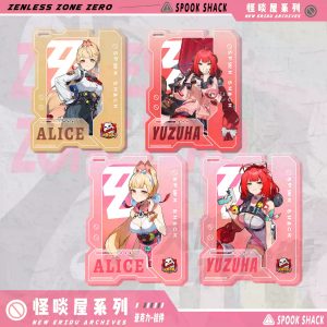 Zenless Zone Zero Ukinami Yuzuha & Alice Thymefield Acrylic Keychain Swimsuit Party
