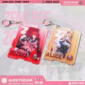 Zenless Zone Zero Ukinami Yuzuha & Alice Thymefield Acrylic Keychain Swimsuit Party