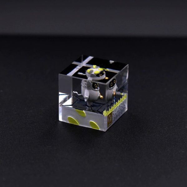 Zenless Zone Zero Bangboo Belion Miniature 3D Printed Cube Resin Keycaps