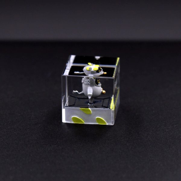 Zenless Zone Zero Bangboo Belion Miniature 3D Printed Cube Resin Keycaps