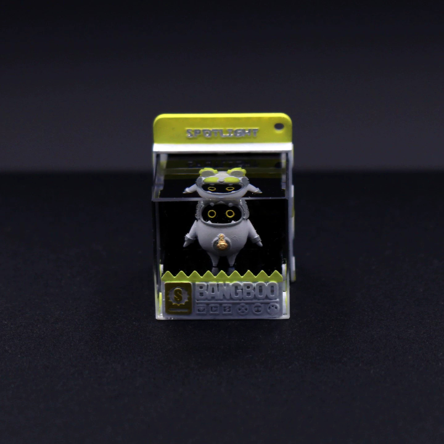 Zenless Zone Zero Bangboo Belion Miniature 3D Printed Cube Resin Keycaps