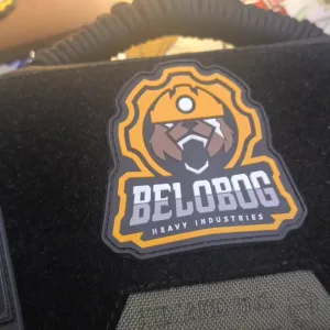 Zenless Zone Zero Toys Obol Squad, Cunning Hares, Belobog Heavy Industries Faction PVC 3D Rubber Stamp