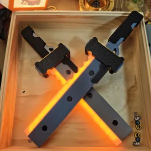 Zenless Zone Zero Soldier 11 Weapon Props Luminous Version of the Blade Desktop Ornament