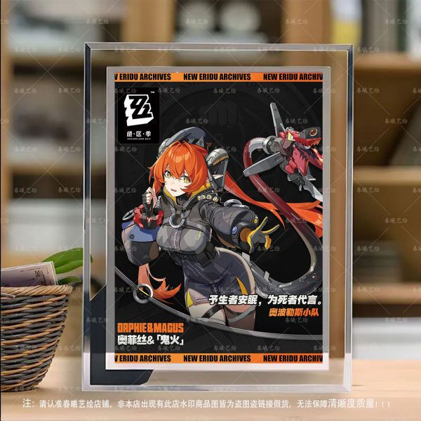 Zenless Zone Zero Orphie Magnusson & "Magus" Photo Frame Poster
