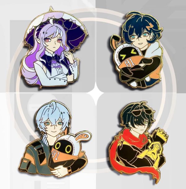 ZZZ Enamel Pins - Belle, Wise, Vivian, Lighter Pins