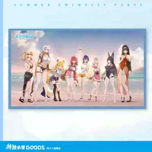 Zenless Zone Zero Summer Swimwear Party Series Acrylic Colored Paper