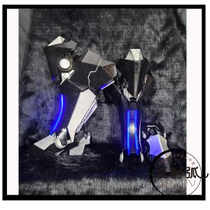 Zenless Zone Zero Customized Von Lycaon Luminous Armor Props, Cosplay Luminous Shoes Props