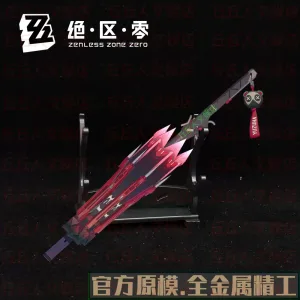 Zenless Zone Zero Ukinami Yuzuha Umbrella 3D Stereo Metal Model Peripheral Ornaments