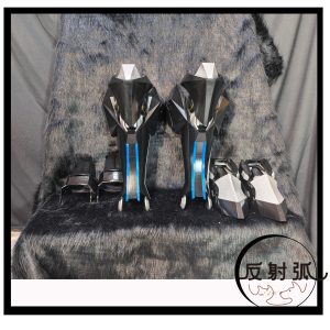 Zenless Zone Zero Customized Von Lycaon Luminous Armor Props, Cosplay Luminous Shoes Props