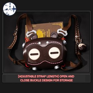 Zenless Zone Zero Ukinami Yuzuha Cosplay Raccoon Plush Doll Backpack Prop Bag