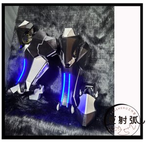 Zenless Zone Zero Customized Von Lycaon Luminous Armor Props, Cosplay Luminous Shoes Props