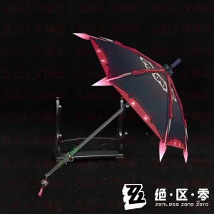 Zenless Zone Zero Ukinami Yuzuha Umbrella 3D Stereo Metal Model Peripheral Ornaments