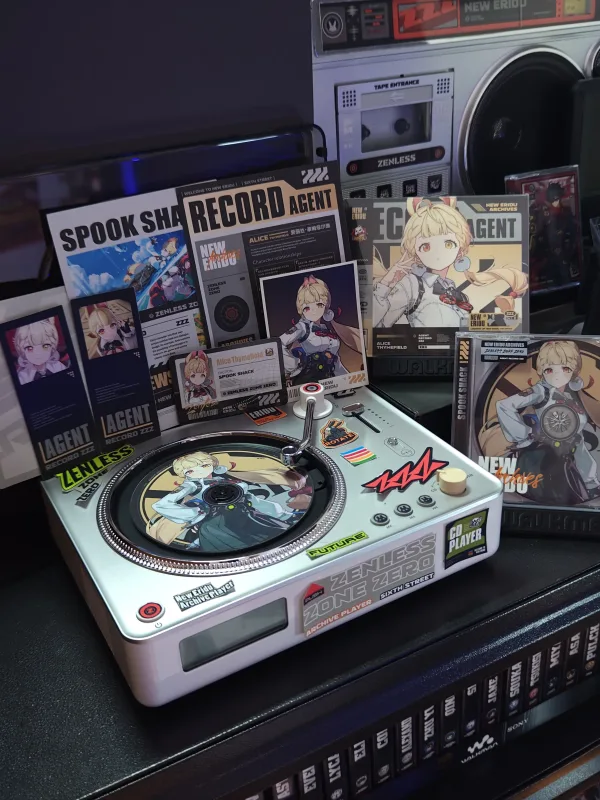 Zenless Zone Zero Toys - (ZZZ) Alice Thymefield Character Archive CD/DVD – Collectible Gift for Fans, Perfect Birthday Present