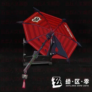 Zenless Zone Zero Ukinami Yuzuha Umbrella 3D Stereo Metal Model Peripheral Ornaments