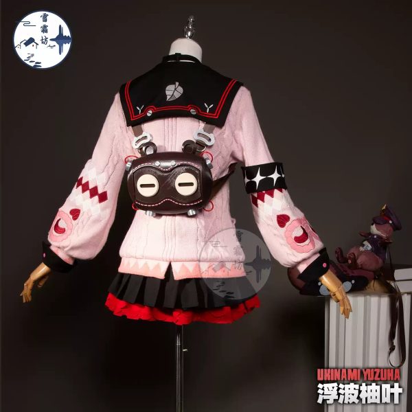Zenless Zone Zero Ukinami Yuzuha Cosplay Raccoon Plush Doll Backpack Prop Bag
