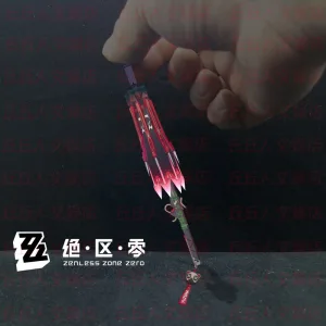 Zenless Zone Zero Ukinami Yuzuha Umbrella 3D Stereo Metal Model Peripheral Ornaments