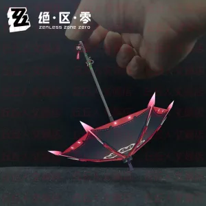Zenless Zone Zero Ukinami Yuzuha Umbrella 3D Stereo Metal Model Peripheral Ornaments