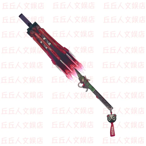 Zenless Zone Zero Ukinami Yuzuha Umbrella 3D Stereo Metal Model Peripheral Ornaments