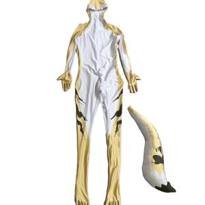 Zenless Zone Zero Pulchra Fellini Catsuit Cosplay Stretch Printed Battle Catsuit