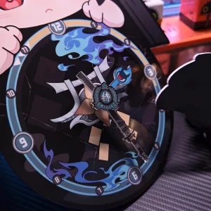 Zenless Zone Zero Toys Hoshimi Miyabi Wall Clock ZZZ Fan Art Room Decoration