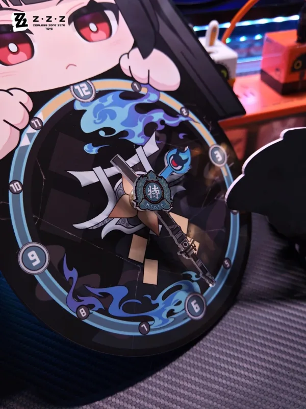 Zenless Zone Zero Toys Hoshimi Miyabi Wall Clock ZZZ Fan Art Room Decoration
