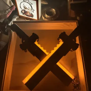 Zenless Zone Zero Soldier 11 Weapon Props Luminous Version of the Blade Desktop Ornament