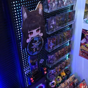 Zenless Zone Zero Toys Hoshimi Miyabi Wall Clock ZZZ Fan Art Room Decoration