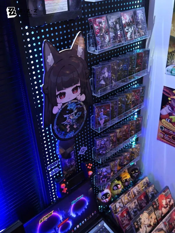 Zenless Zone Zero Toys Hoshimi Miyabi Wall Clock ZZZ Fan Art Room Decoration