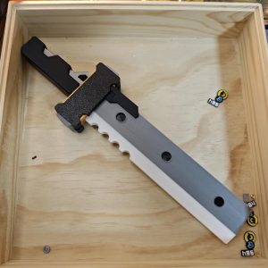 Zenless Zone Zero Soldier 11 Weapon Props Luminous Version of the Blade Desktop Ornament