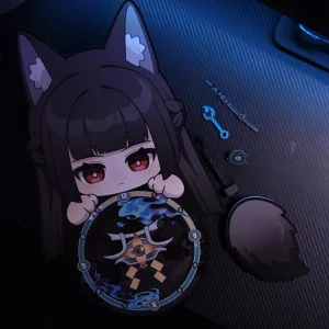 Zenless Zone Zero Toys Hoshimi Miyabi Wall Clock ZZZ Fan Art Room Decoration