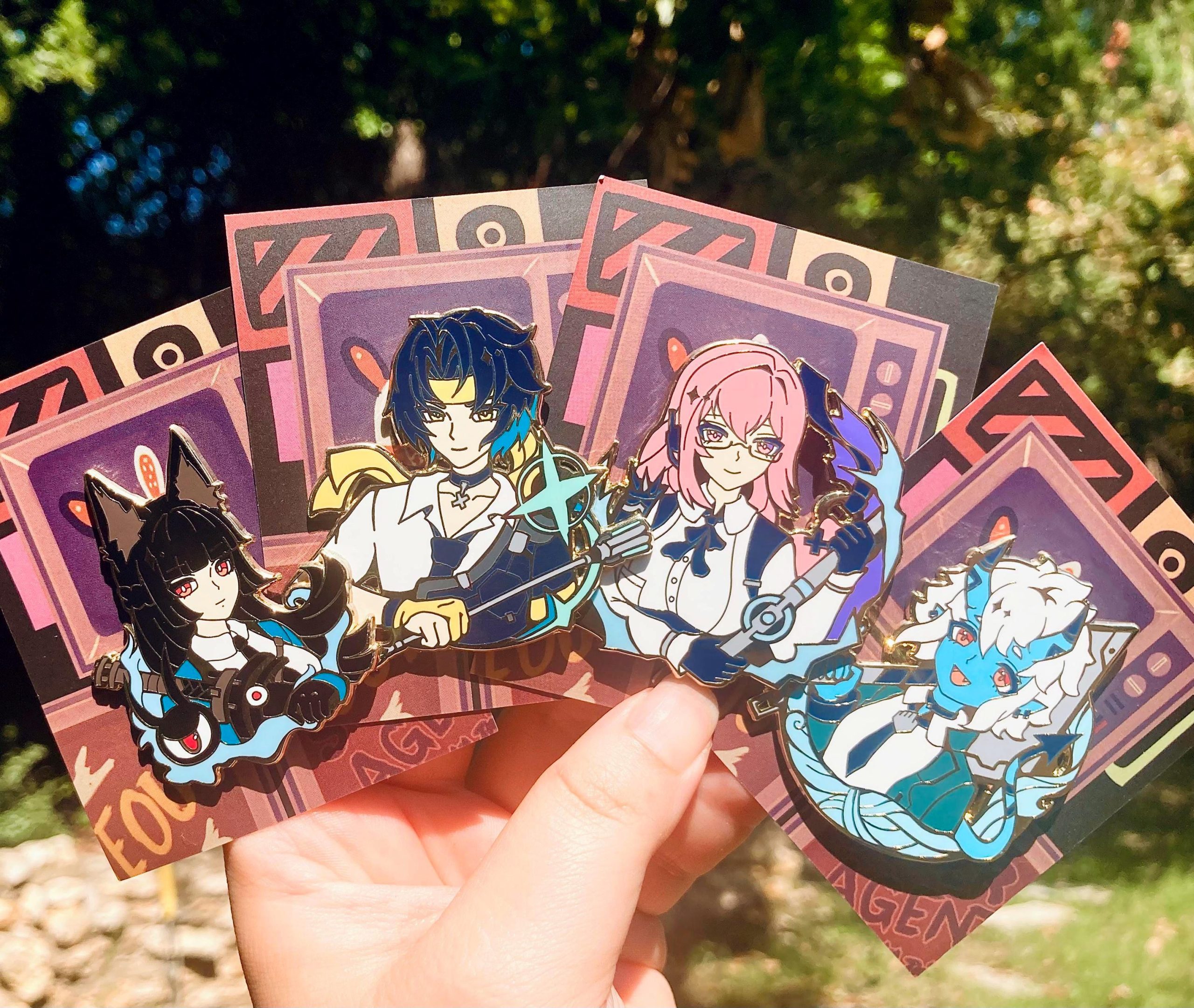 ZZZ Enamel Pins - Miyabi, Harumasa, Yanagi, Soukaku H.S.O.S.6 Zenless Zone Zero Character Pins