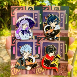 ZZZ Enamel Pins - Belle, Wise, Vivian, Lighter Pins