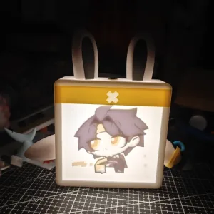 Zenless Zone Zero 3D Printed Asaba Harumasa Magnetic Night Light