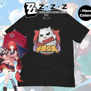 Spook Shack Zenless Zone Zero Tee Yuzuha Alice T-shirt | Anime Gaming Merch | Gacha Fan Made apparel | Unisex