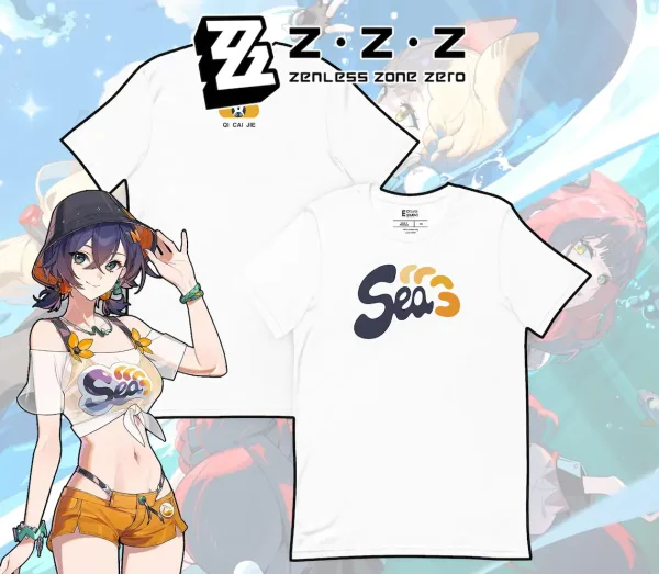 Summer Zenless Zone Zero MC Belle Tee | ZZZ Gaming tee | Anime Graphic T-Shirt | Gacha Gaming Merch Gift | Zenless Subtle Cosplay | Unisex