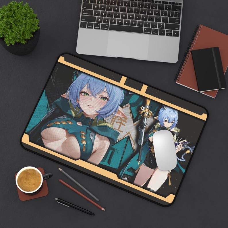 Premium Lucia Mousepad | Zenless Zone Zero Mousepad | ZZZ Lucia Deskmat | Large Gaming Waifu Deskmat | ZZZ Aesthetic Deskmat
