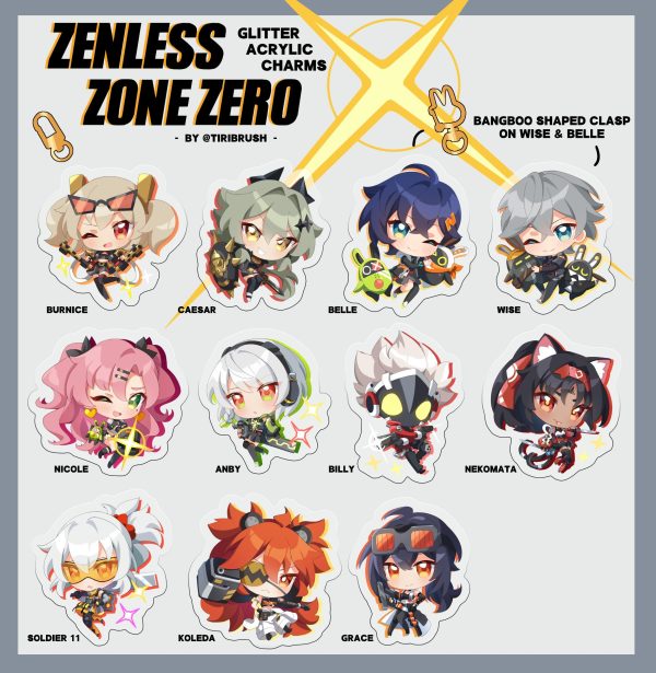 Zenless Zone Zero - Acrylic Charms