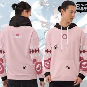 Ukinami Yuzuha Zenless Zone Zero Hoodie | ZZZ Tanuki Spook Shack Sweater | Anime Gaming Merch | Gacha Fan Made apparel | Unisex