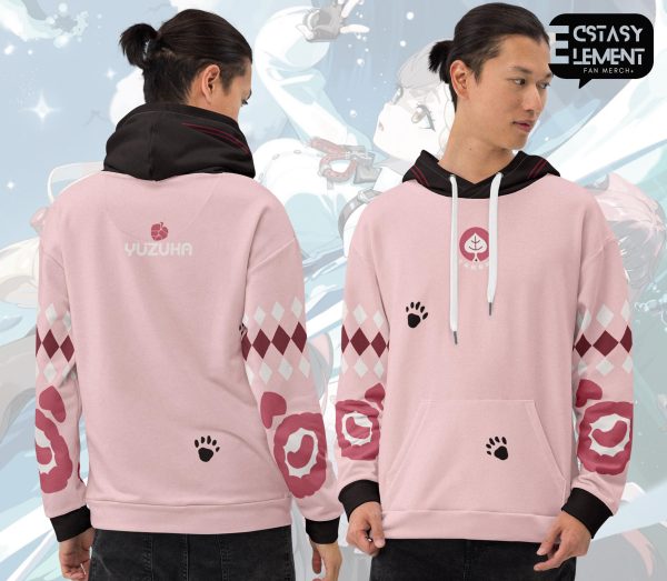 Ukinami Yuzuha Zenless Zone Zero Hoodie | ZZZ Tanuki Spook Shack Sweater | Anime Gaming Merch | Gacha Fan Made apparel | Unisex