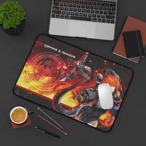 Premium Orphie & Magus Mousepad | Zenless Zone Zero Mousepad | Obol Squad zzz | Anime Seed Deskmat | Large Waifu Gaming Deskmat