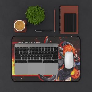 Premium Orphie & Magus Mousepad | Zenless Zone Zero Mousepad | Obol Squad zzz | Anime Seed Deskmat | Large Waifu Gaming Deskmat