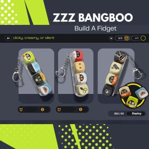 ZZZ BANGBOO! - Build A Fidget Keychain! Silent, Clacky, or Creamy
