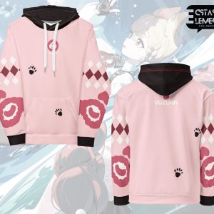 Ukinami Yuzuha Zenless Zone Zero Hoodie | ZZZ Tanuki Spook Shack Sweater | Anime Gaming Merch | Gacha Fan Made apparel | Unisex