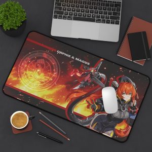 Premium Orphie & Magus Mousepad | Zenless Zone Zero Mousepad | Obol Squad zzz | Anime Seed Deskmat | Large Waifu Gaming Deskmat