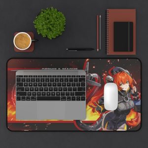 Premium Orphie & Magus Mousepad | Zenless Zone Zero Mousepad | Obol Squad zzz | Anime Seed Deskmat | Large Waifu Gaming Deskmat
