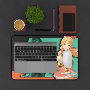 Premium Alice Thymefield Mousepad | Zenless Zone Zero Desk Mat | Anime Gaming Pad | ZZZero Mousepad | Alice Design Large Gaming Mat |