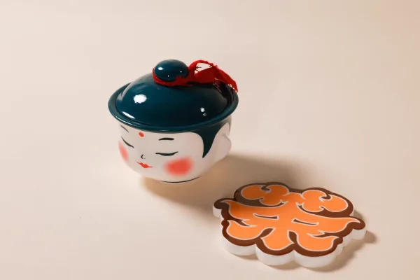 Zenless Zone Zero Ceramic Tea Bowl with Chicken Pot