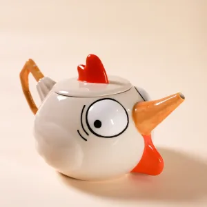 Zenless Zone Zero Ceramic Tea Bowl with Chicken Pot