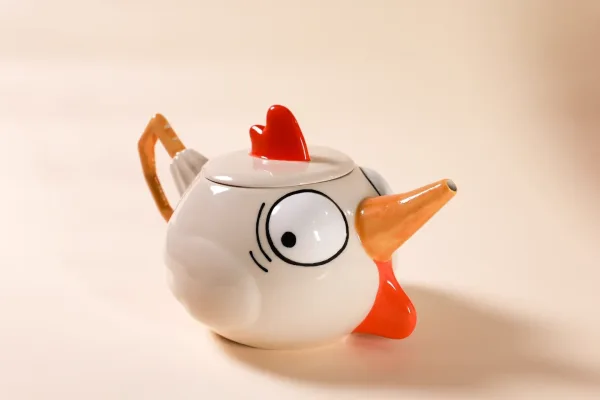 Zenless Zone Zero Ceramic Tea Bowl with Chicken Pot