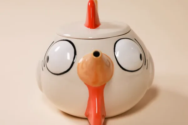 Zenless Zone Zero Ceramic Tea Bowl with Chicken Pot